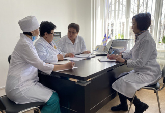 26 марта состоялась рабочая поездка в Гусиноозерский противотуберкулёзный диспансер