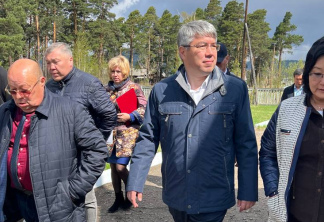 Сегодня Глава Республики Алексей Цыденов посетил Ильинский детский противотуберкулёзный санаторий